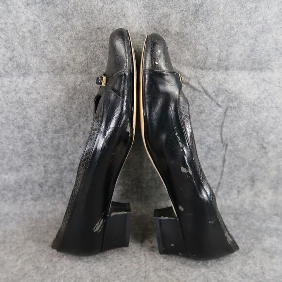 Hush Puppies Shoes Womens 8.5 Pump Loafer Slip On Fashion Cap Toe Retro Classic - Picture 11 of 14